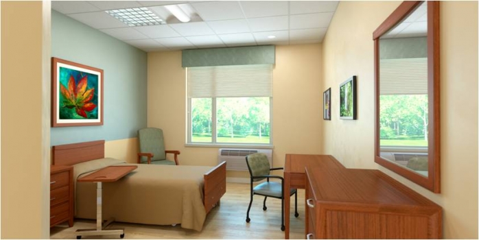 Rehab center bedroom